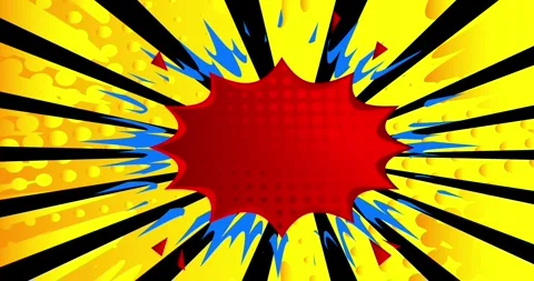 Comic book background, comics animation Stock-Footage 271114051