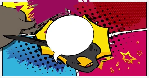 Comic Book background on comics Stock Footage 341452836