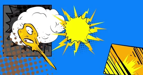 Comic Book background Stock Footage 335851964