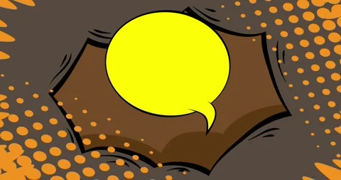 Comic Book background on gray Stock Footage 346623064