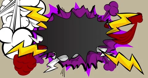 Comic Book background on light brown video Stock Footage 345013271