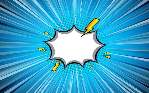 Comic book background. Modern creative pop art halftone style background. Stock Illustration