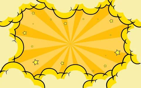 Comic book background. Modern creative pop art halftone style background. Stock Illustration
