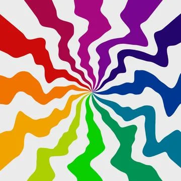 Comic Book Background in Psychedelic Art Style Stock Illustration