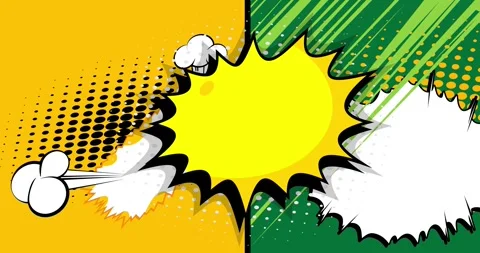 Comic Book background from red Stock-Footage 341646077