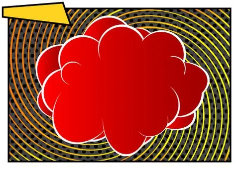 Comic book background. Vector illustrated cartoon, comic book style backgroun 스톡 일러스트