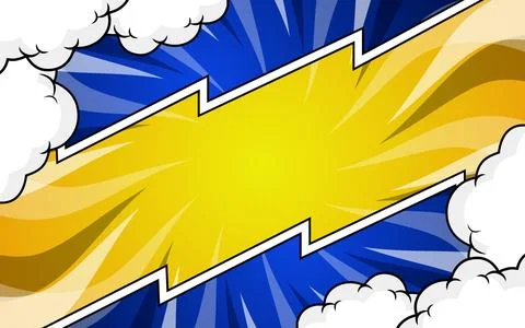 Comic book backgrounds in various colors with radial and halftone effects. .. 스톡 일러스트
