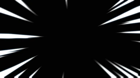 Comic book black and white radial lines ... | Stock Video | Pond5