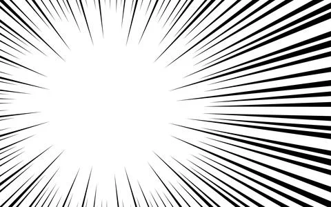 Comic book black and white radial lines background. Manga speed frame. Supe.. 스톡 일러스트