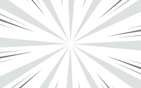 Comic book black and white radial lines background. Manga speed frame. Supe.. Stock Illustration