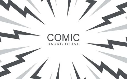 Comic book black and white radial lines background. Manga speed frame. Supe.. イラスト素材