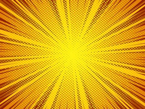 Comic book cartoon poster background Stock Illustration