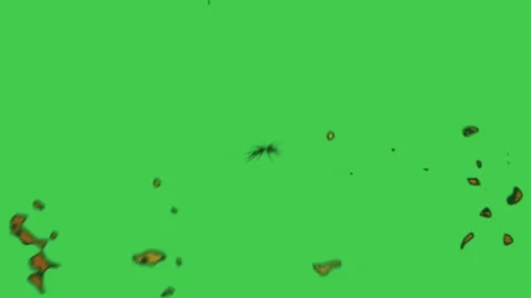 Comic Book Crack Text Animation Gray Screen Video Overlay Stock Footage 344767566