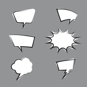 Comic Book  Design Element Vector Stock-Illustration