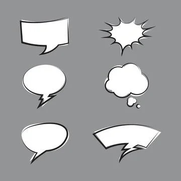Comic Book  Design Element Vector Stock-Illustration