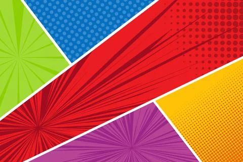 Comic Book  Design Element Vector Stock-Illustration
