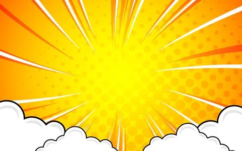 Comic Book Design Element Vector Illustration Stock Illustration