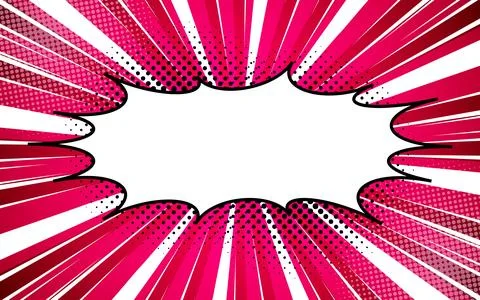 Comic book effects explosion design element. Stock-Illustration