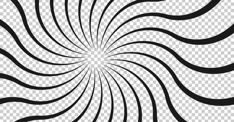 Comic book explosion effect on transparent background. High speed mockup with Stock Illustration