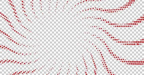 Comic book explosion effect on transparent background. High speed mockup with Stock Illustration