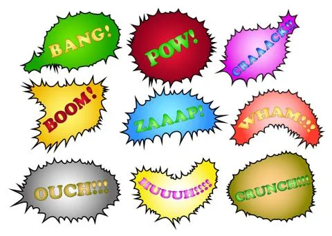 Comic Book Explosion Stock Illustration