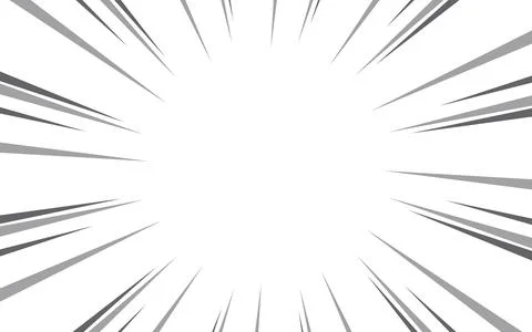 Comic book explosion wallpaper. Abstract black and white radial line frame .. Stock Illustration