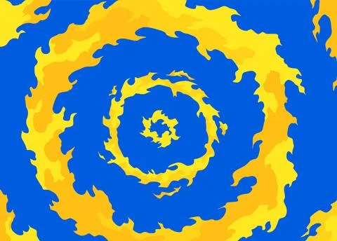 Comic book flame background. Cartoon explosion element. Boom cloud and flame Stock Illustration