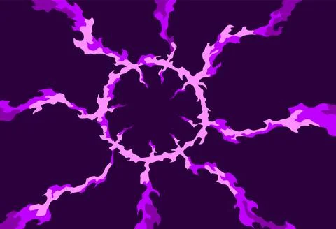 Comic book flame background. Cartoon explosion element. Boom cloud and flame Stock Illustration