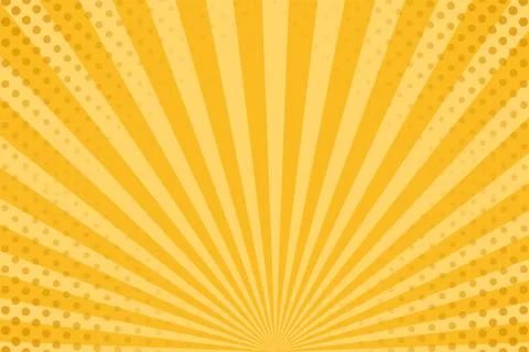 Comic book halftone background. Vintage superheroes comics poster backdrop, r Stock Illustration