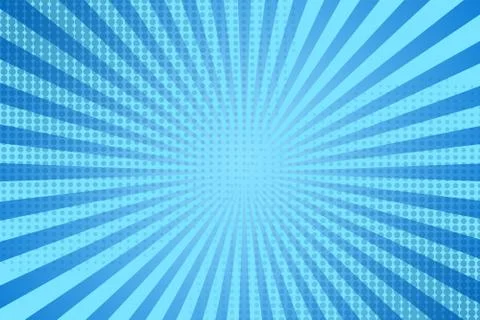 Comic book halftone background. Vintage superheroes comics poster backdrop, r Stock Illustration