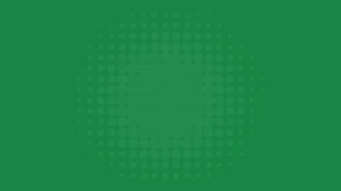 Comic Book Halftone Dot Pattern Transition 2D Animation on Green Screen 動画素材 336578612