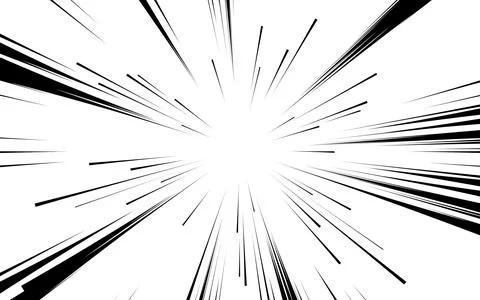 Comic book motion effects. Pop art light beams on the background. Cartoon l.. 스톡 일러스트