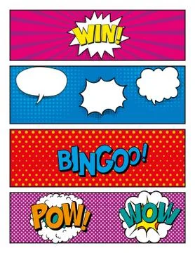 Comic book page. Abstract Comic Style Blank 스톡 일러스트