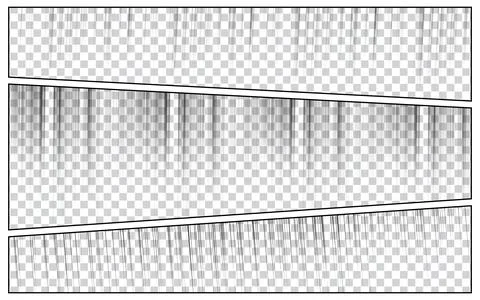 Comic book page background with different frames halftone radial stripes an.. イラスト素材