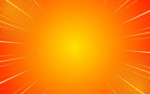 Comic book page background with halftone effect. Vector illustration Stock Illustration