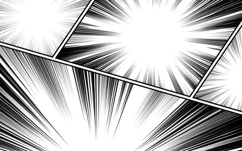 Comic Book Page Background with Pop Art Style. vector illustration Illustrazione stock