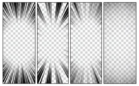Comic book panel scene background. comic strip template with halftone sunbu.. Stock Illustration