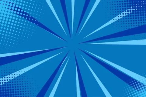 Comic book pop art strip radial backdrop Stock Illustration