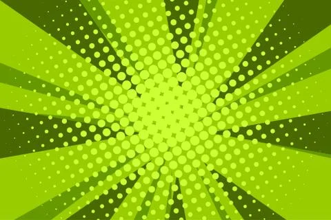 Comic book pop art strip radial backdrop Stock Illustration