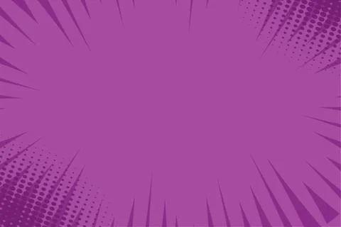 Comic book pop art strip radial backdrop Stock Illustration