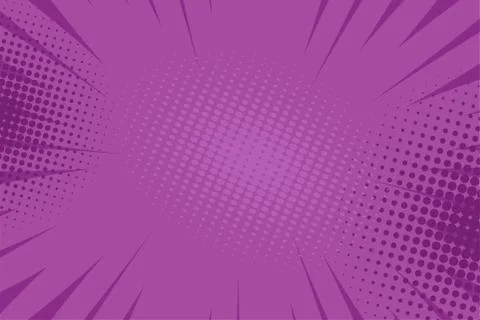 Comic book pop art strip radial backdrop Stock Illustration