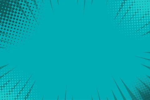 Comic book pop art strip radial backdrop Stock Illustration