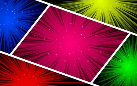 Comic book pop art style background template. 库存插图