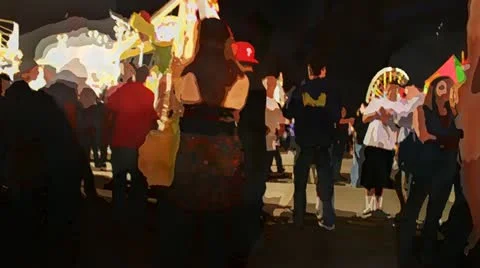 Comic Book POV time lapse Stock Footage 22411268