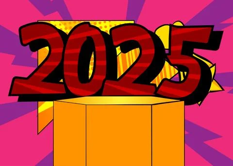 Comic Book Product podium stage for mockup presentation with 2025. Retro co.. Stock Illustration