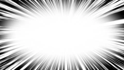 Comic book radial lines background. Manga speed frame. Explosion illustration Stock Illustration