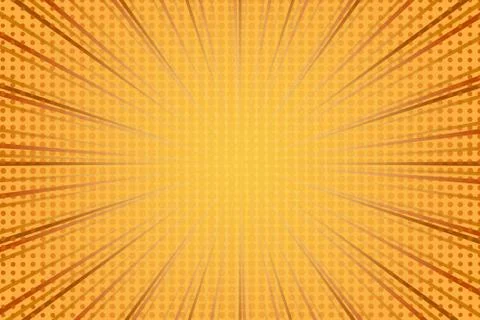 Comic book red halftone background. Vintage superheroes comics poster backdro Illustrazione stock