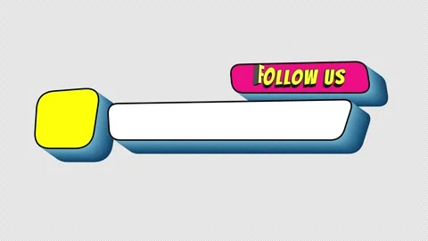 Comic Book Rounded Text Boxes Lower Thirds On Alpha Loop Stock Footage 299232431