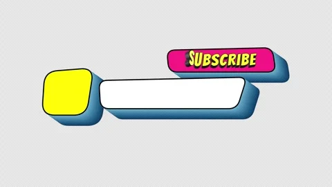 Comic Book Rounded Text Boxes Lower Thirds On Alpha Loop Stock Footage 299233074