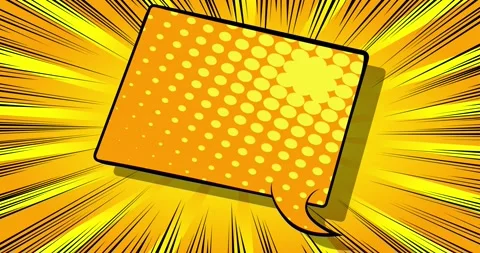 Comic Book Speech Bubble Background Stock-Footage 171493207